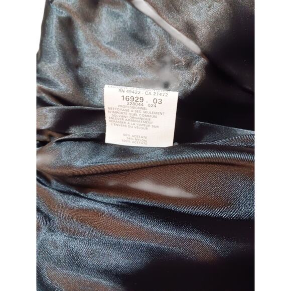 NEW Y2K SCOTT MCCLINTOCK Dress Crushed Velvet READ Small Formal Prom Vintage 00s - Picture 9 of 16